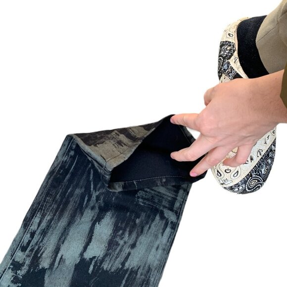 BNWT True Religion Jeans Size 44 RICKY Canva Green - Picture 3 of 9